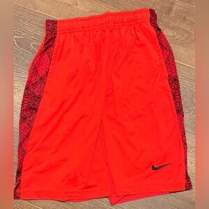 Nike Red and Black Boys Shorts